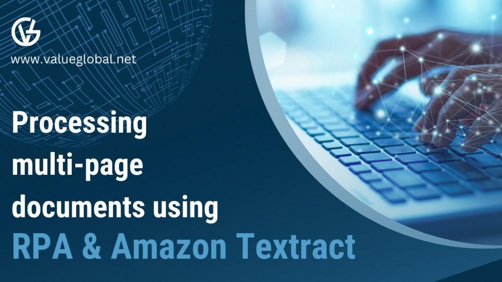 Processing multi-page documents using RPA and Amazon Textract